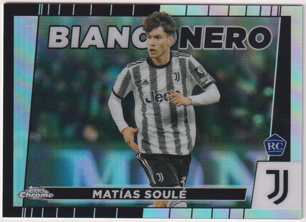 Topps Chrome 2022-23 Matías Soulé Rookie Juventus Parallel Refractor Rare – Bild 1