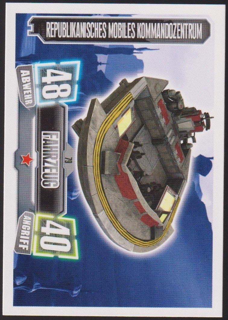 Topps Star Wars 2011 Republikanisches Monildes Kommandozentrum TCG Rare #48 – Bild 1