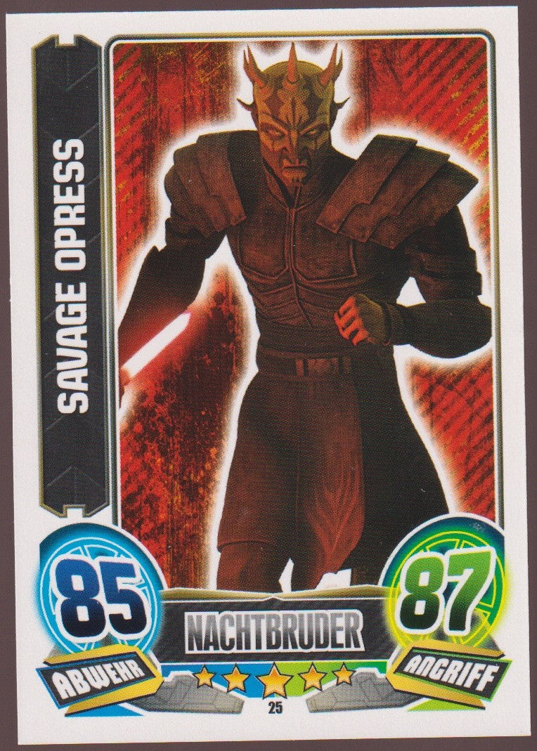 Topps Star Wars 2015 Savage Opress Nachtbruder Separatist TCG Rare – Bild 1