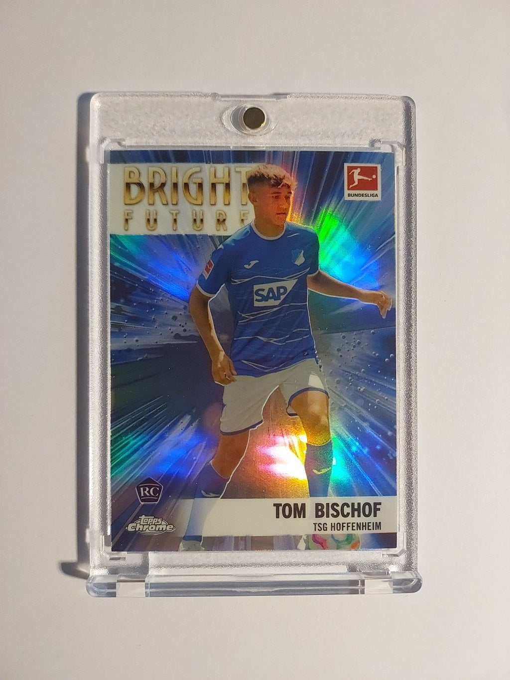 Topps Bundesliga 2022-23 Tom Bischof Hoffmann Parallel Refractor Rookie Rare Hit – Bild 1