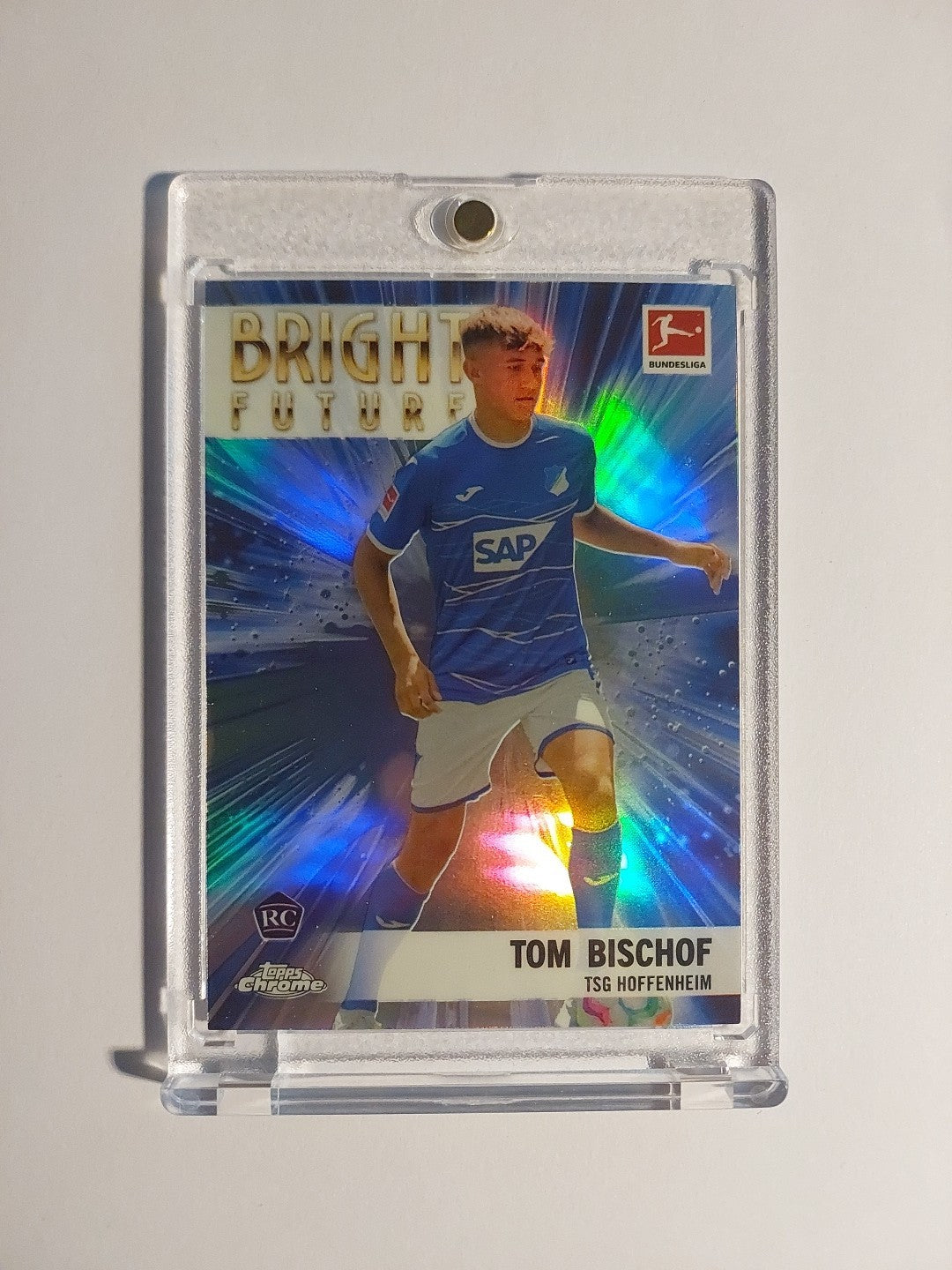 Topps Bundesliga 2022-23 Tom Bischof Hoffmann Parallel Refractor Rookie Rare Hit – Bild 1