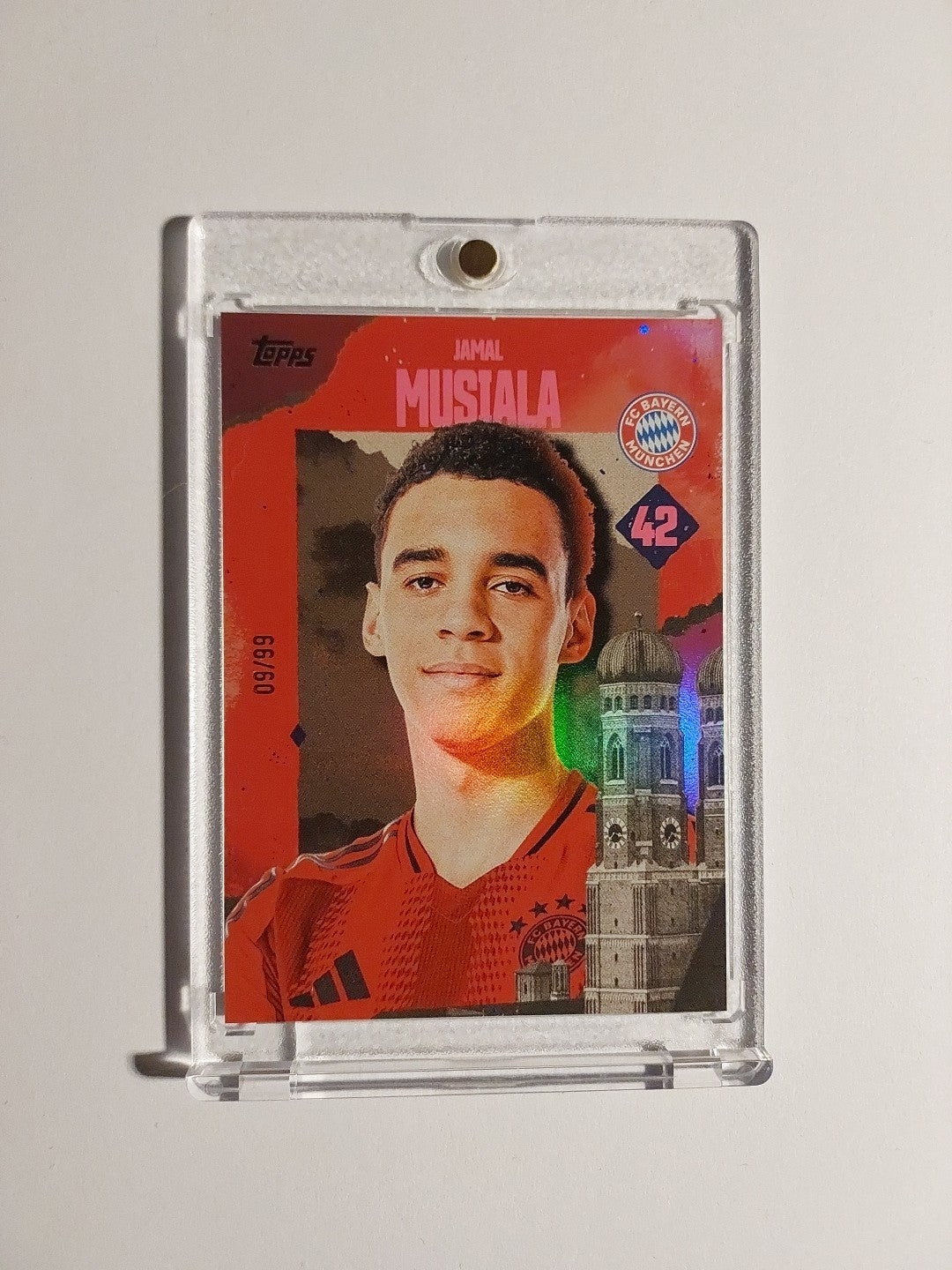 Topps Bayern München Team Set 2024-25 Jamal Musiala Parallel 9/99 Refractor Rare – Bild 1