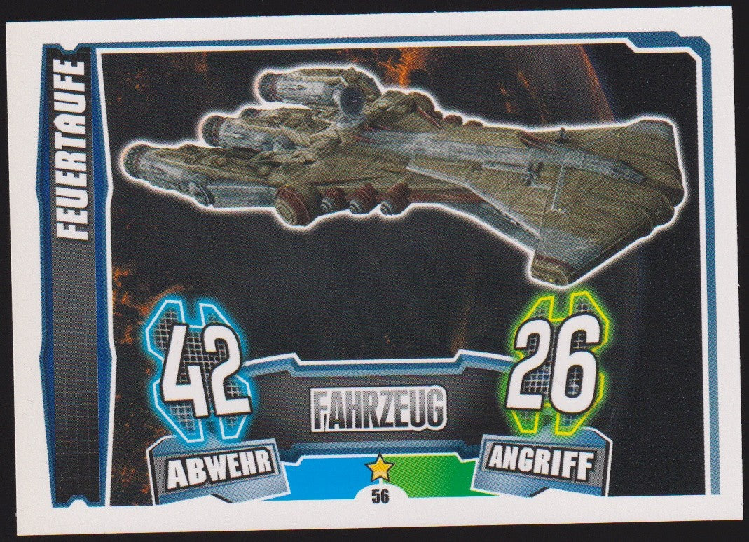 Topps Star Wars 2013 Feuertaufe Fahrzeug Republik TCG Rare #56 – Bild 1