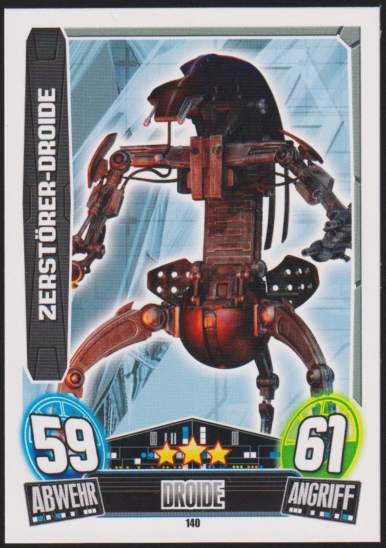 Topps Star Wars 2013 Zerstörer-Droide Separatist (Movie) TCG Rare #140 – Bild 1