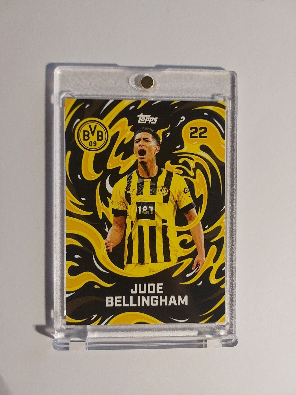 Topps Dortmund Team Set 2023-24 Jude Bellingham Parallel Insert Ultra Rare Hit – Bild 1