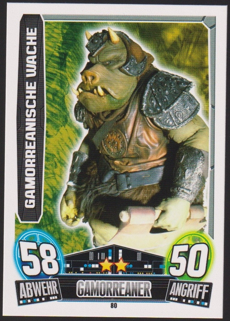 Topps Star Wars 2013 Gamorreanische Wache von Jabba (Film Version) TCG Rare #80 – Bild 1