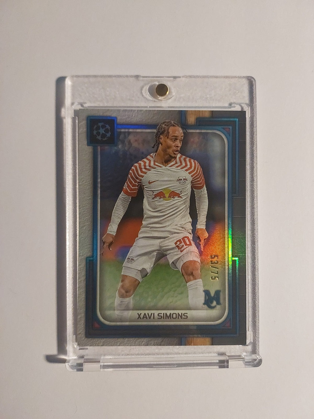 Topps Museum 2023-24 Xavi Simons RB Leipzig Parallel 53/75 Refractor Ultra Rare – Bild 1