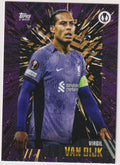 Topps X WHIP Virgil van Dijk Liverpool Football Club Europa League Parallel Rare – Bild 1