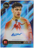Topps 2025-26 Aleksandar Pavlovic Auto Bayern München Parallel 74/99 Refractor – Bild 1