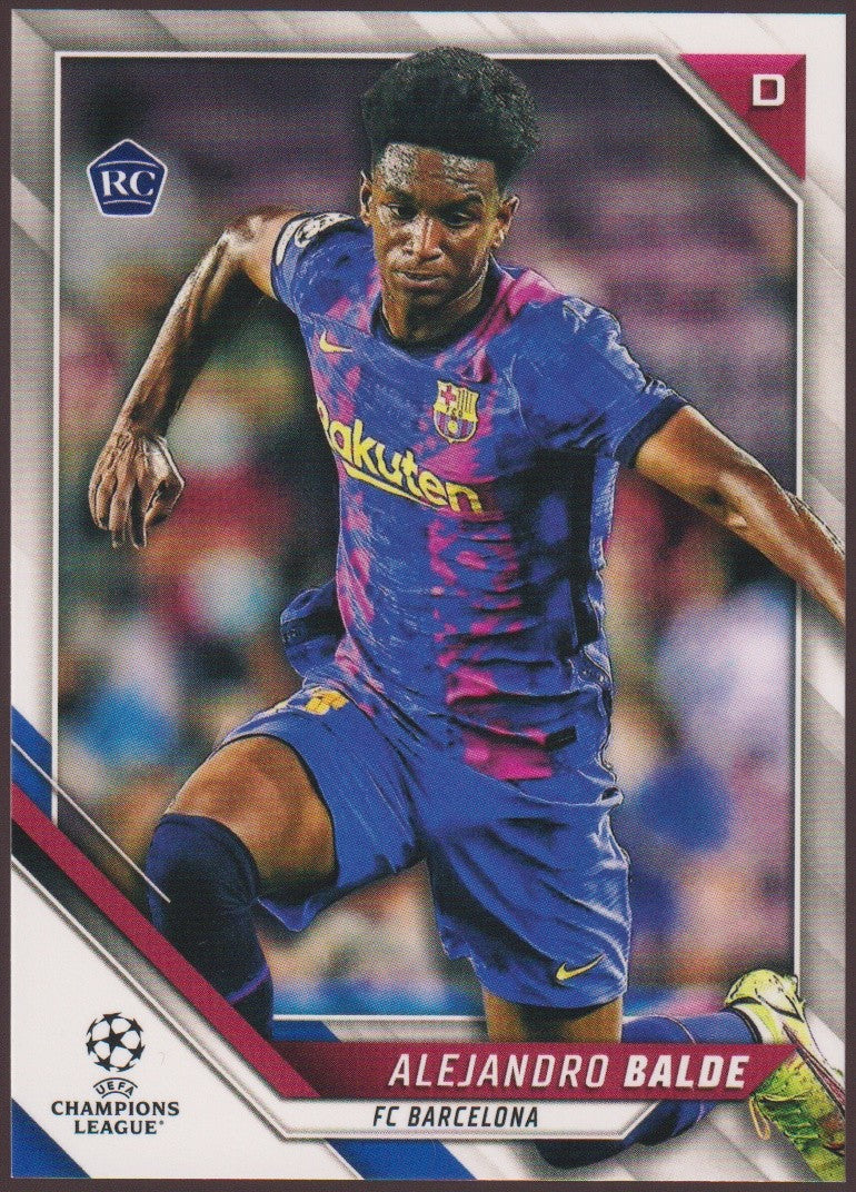 Topps 2021-22 Alejandro Balde Rookie FC Barcelona Parallel Rare – Bild 1