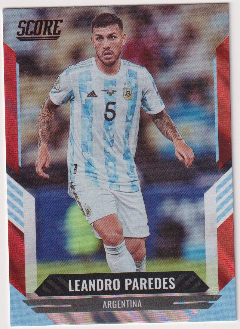 Panini 2021-22 Panini - Score Soccer 2021-22 Leandro Paredes Argentina Parallel – Bild 1