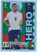 Topps Uefa Euro 2024 Marco Verratti Italien Hero Parallel Refractor – Bild 1