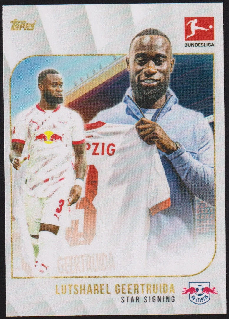 Topps Star Signing Lutsharel Geertruida RB Leipzig Parallel Rare – Bild 1