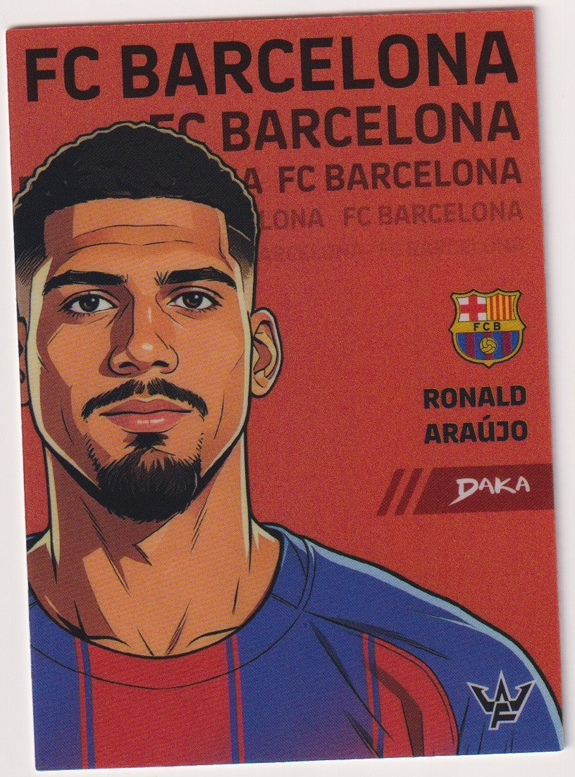 Daka BM-11 2025-26 Ronald Araujo Barcelona Parallel 89/99 Case Hit Barca Manga – Bild 1