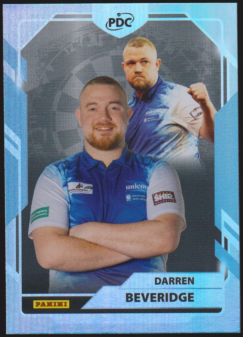 Panini PDC World Championship 2026 Darren Beveridge Refractor Parallel – Bild 1