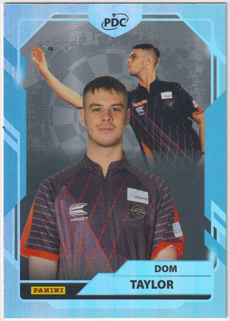 Panini PDC World Championship 2026 Dom Taylor Refractor Parallel – Bild 1