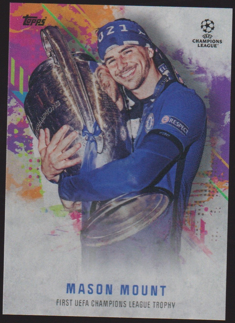 Topps UEFA Champions League Trophy 2021-22 Mason Mount Chelsea FC Parallel Rare – Bild 1