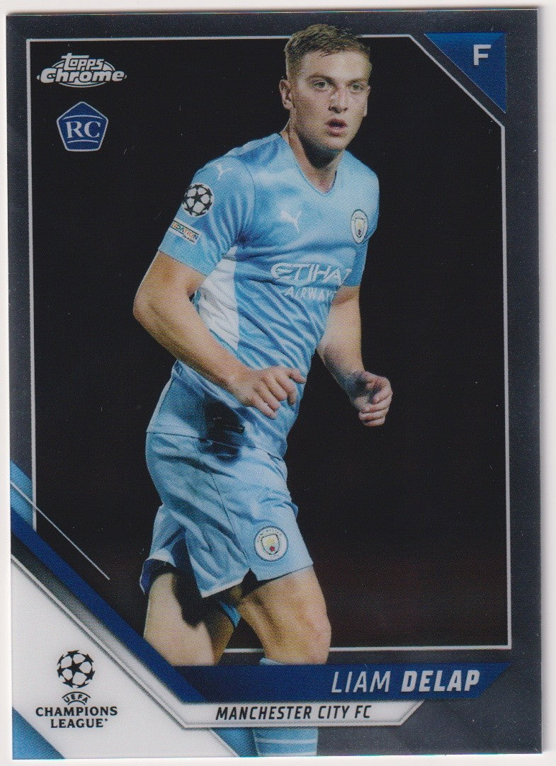 Topps Champions League 2021-22 Liam Delap Rookie Manchester City FC Parallel – Bild 1