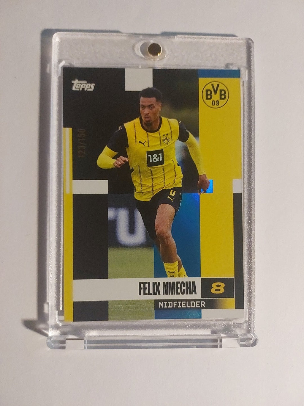 Topps Dortmund Team Set 2024-25 Felix Nmecha (Parallel: 123/150) – Bild 1