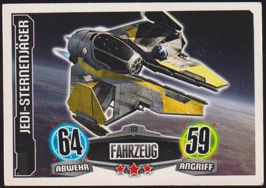 Topps Star Wars 2012 Jedi-Sternenjäger Republik Fahrzeug TCG Rare – Bild 1