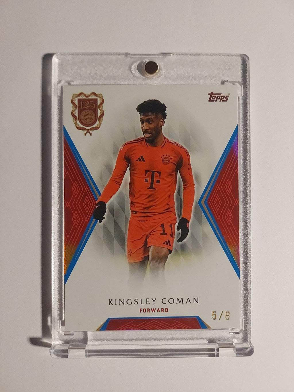 Topps 125 Jahre Bayern München 2024-25 Kingsley Coman Parallel 5/6 Ultra Rare – Bild 1