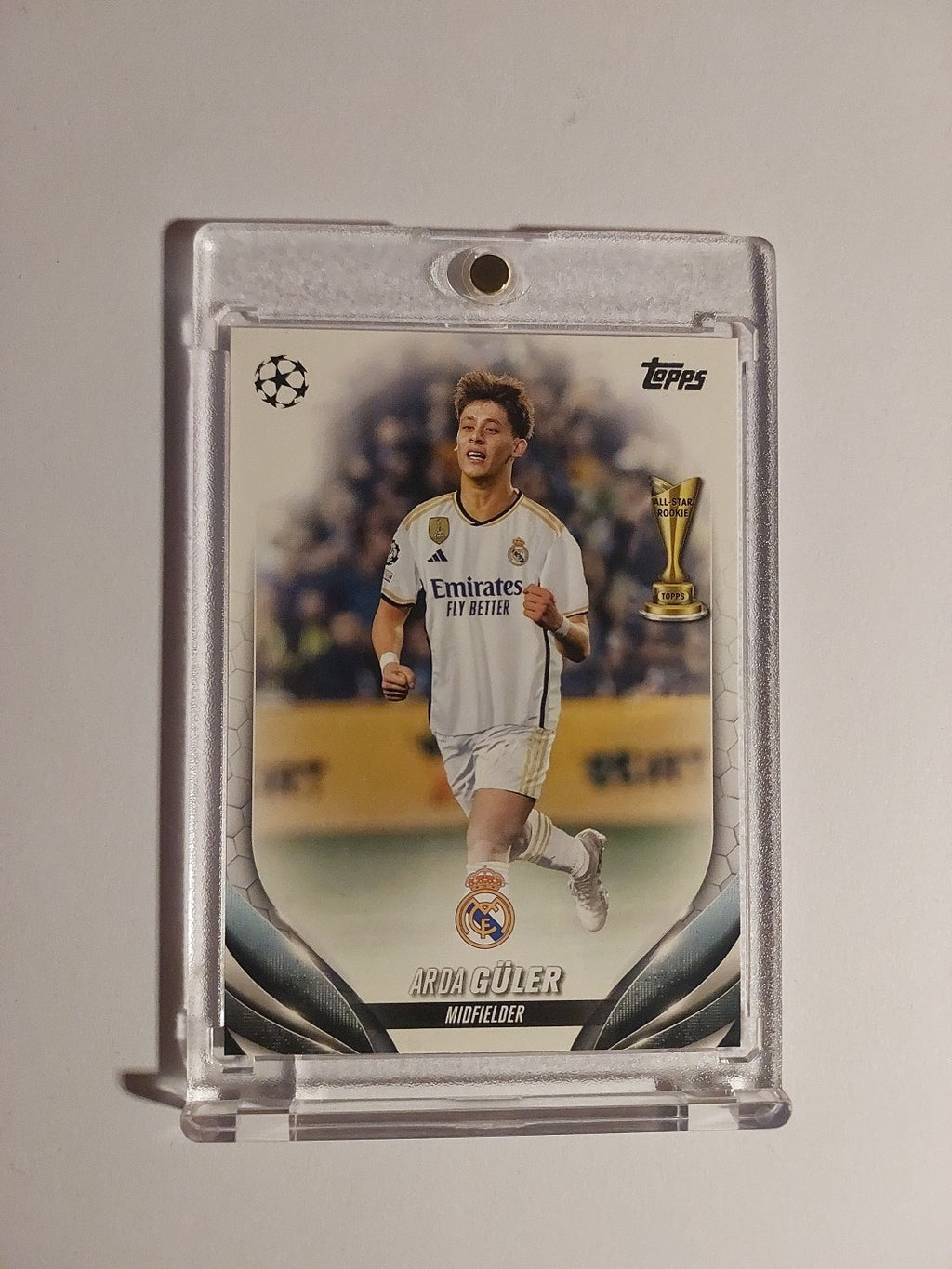 Topps UCC 2023-24 Arda Güler Real Madrid Türkei Parallel Ultra Rare Rookie Hit – Bild 1