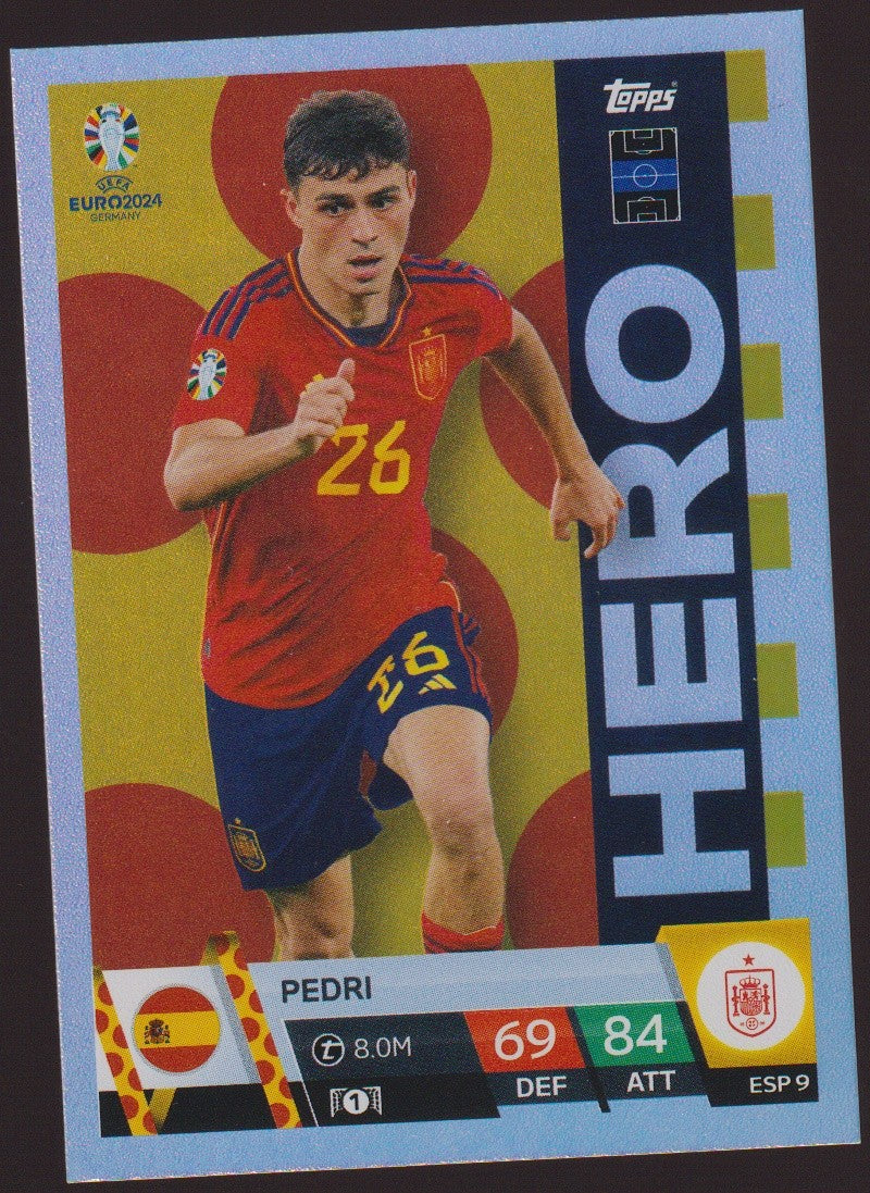 Topps 2023-24 Pedri Spanien Parallel Rare – Bild 1