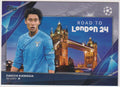 Topps Road 2023-24 Daichi Kamada SS Lazio UEFA Champions League Parallel – Bild 1