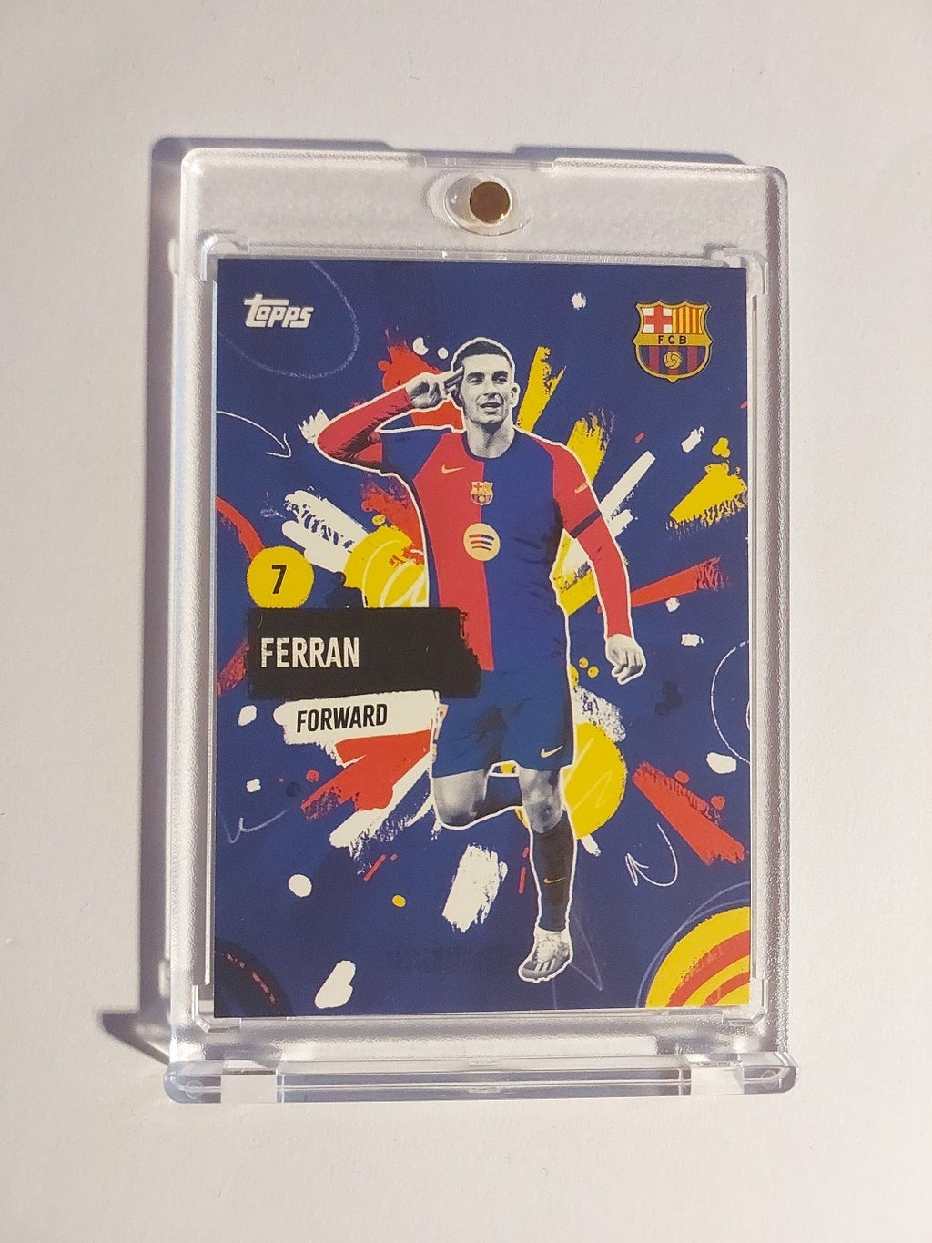 Topps Barcelona Team Set 2024-25 Ferran Torres Limited Edition Parallel – Bild 1