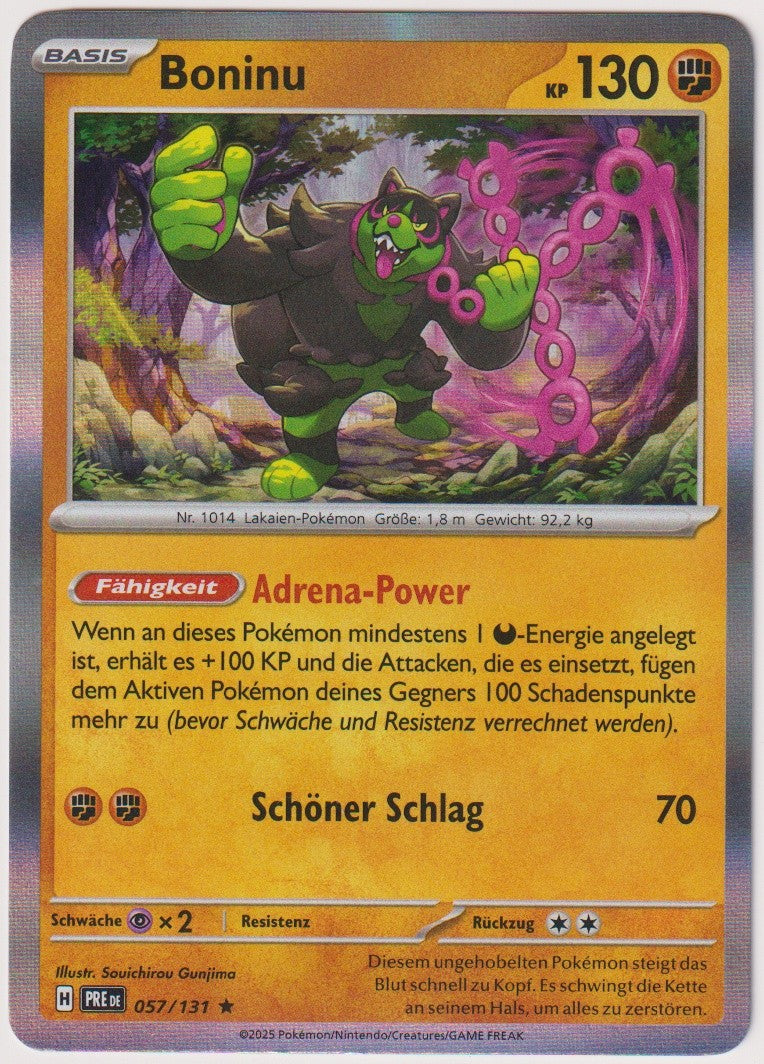 Pokemon TCG Okidogi #57/131 Rare (R) Holo Deutsch 2025 – Bild 1