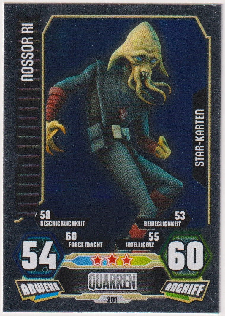 Topps Star Wars 2012 Nossori Separatist Quarren TCG Rare #201 – Bild 1