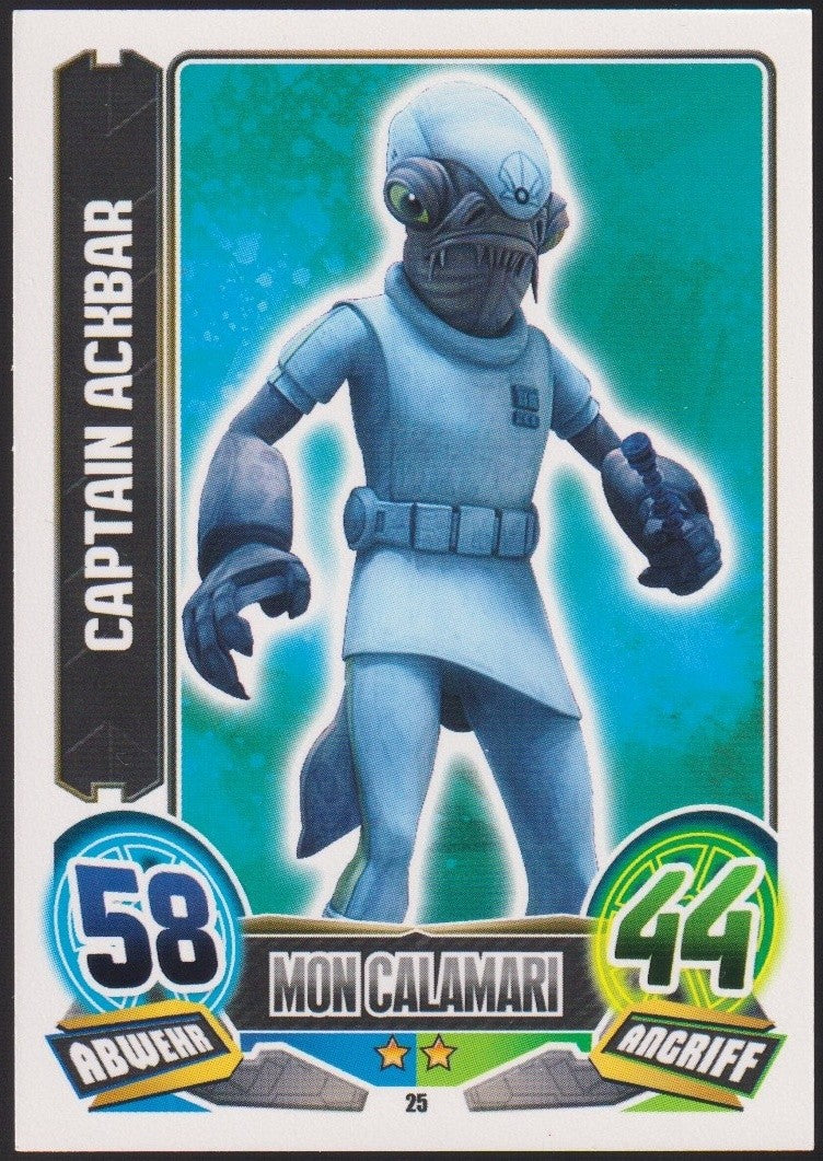 Topps Star Wars 2010 Captain Ackbar Republik TCG Rare #58 – Bild 1