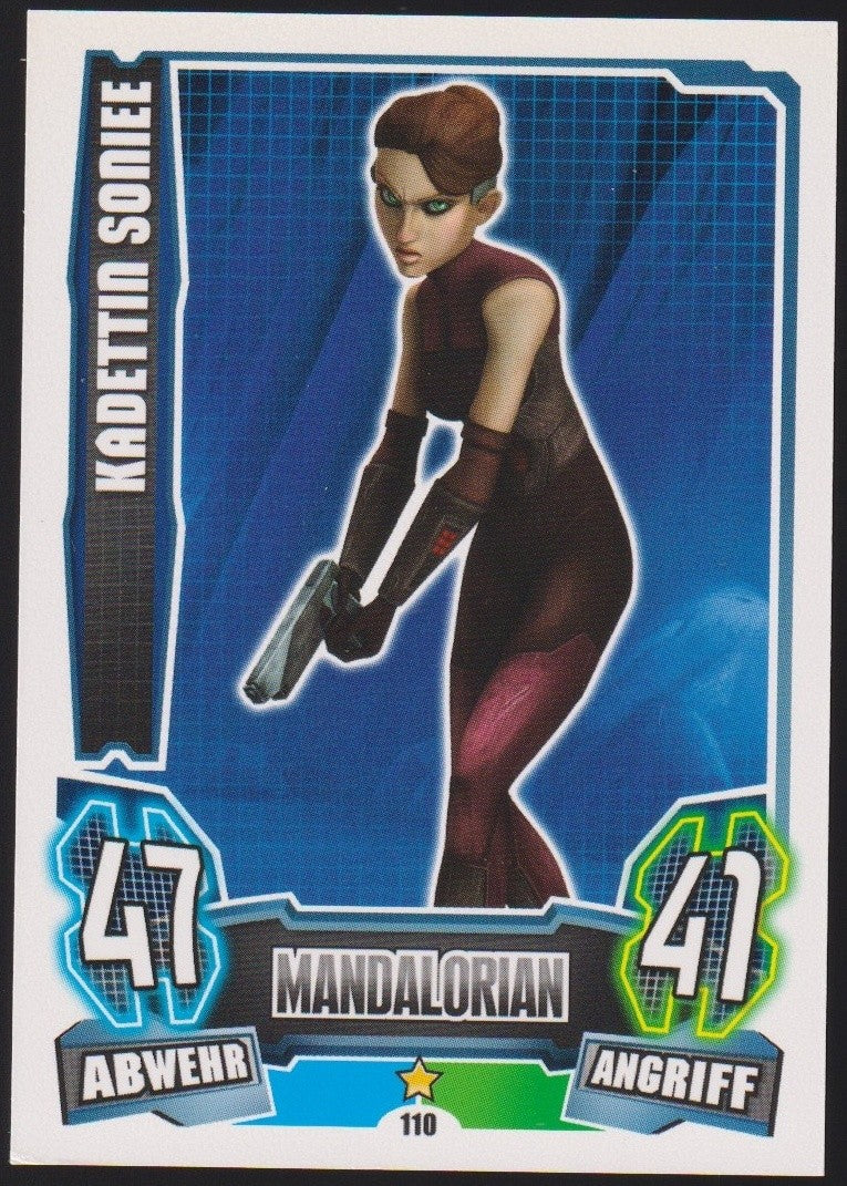 Topps Star Wars 2013 Kadettin Soniee Loyalist Mandalorian TCG Rare #47 – Bild 1