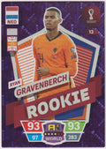 Panini FIFA World Cup Qatar 2022 Adrenalyn XL Ryan Gravenberch Rookie Parallel – Bild 1