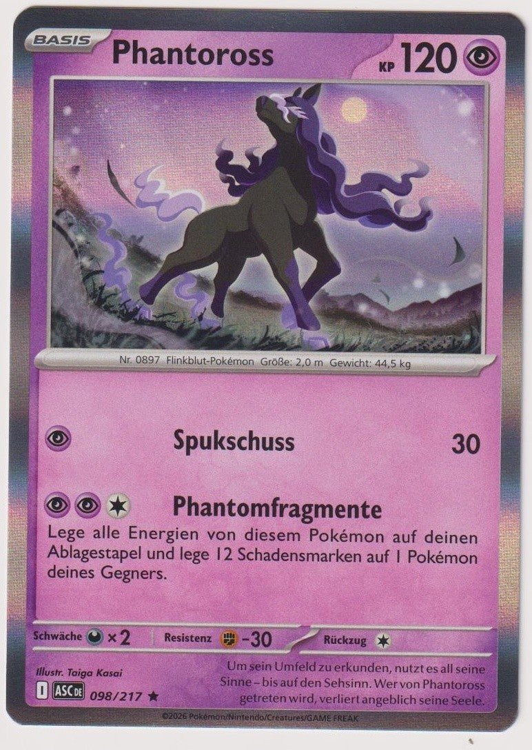 Pokemon TCG Spectrier #98/217 Rare (R) Holo Deutsch 2026 – Bild 1