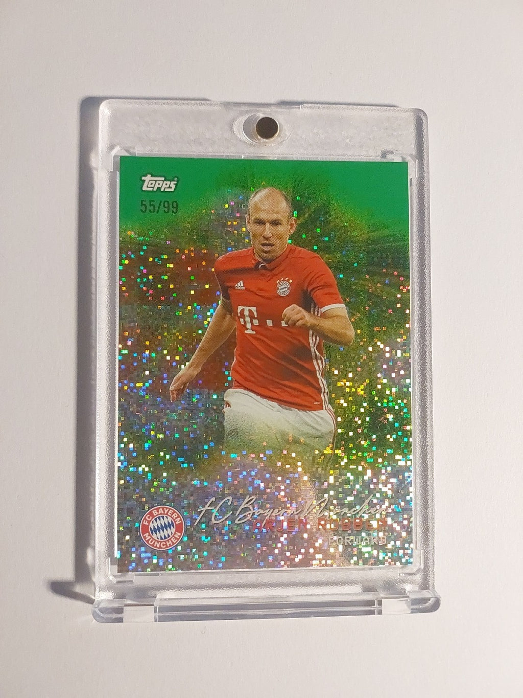 Topps Bayern Team Set 2025-26 Arjen Robben Parallel 55/99 Refractor Ultra Rare – Bild 1