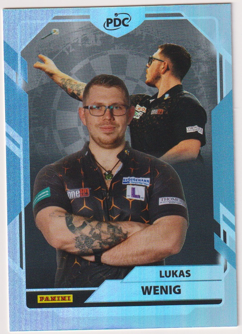 Panini PDC World Championship 2026 Lukas Wenig Refractor Parallel – Bild 1