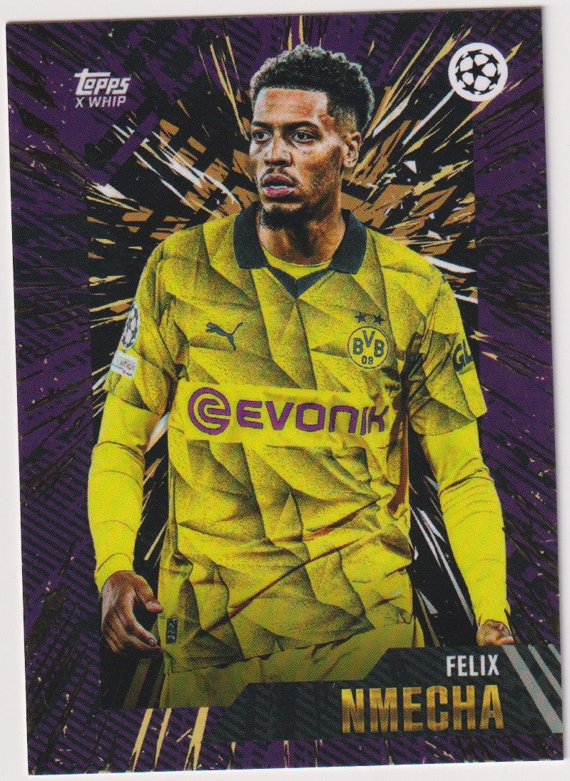 Topps Champions League Felix Nmecha Borussia Dortmund BVB 09 Parallel Rare – Bild 1