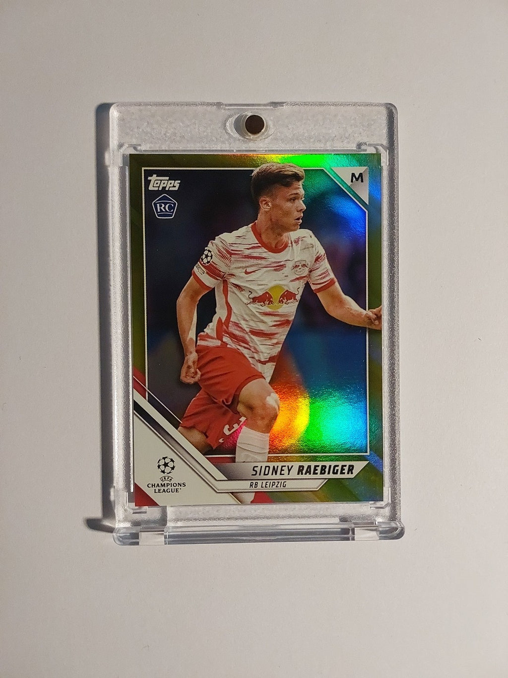 Topps UCC 2021-22 Sidney Raebiger RB Leipzig Parallel 242/250 Refractor Rookie – Bild 1