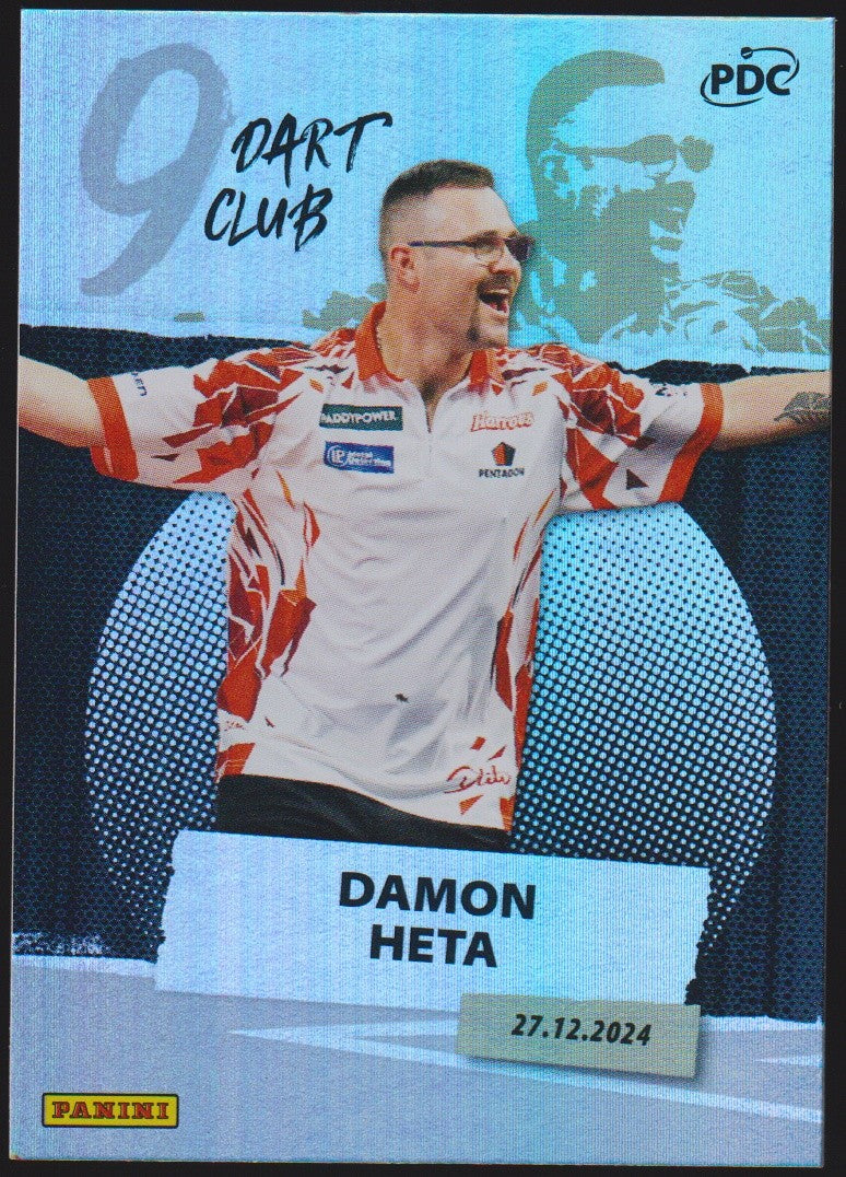Panini PDC World Championship 2026 Damon Heta Refractor Parallel – Bild 1