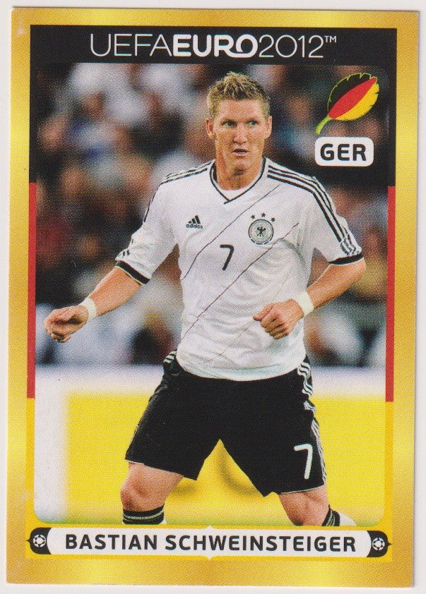 Panini Bastian Schweinsteiger Deutschland UEFA Euro 2012 Parallel Rare – Bild 1