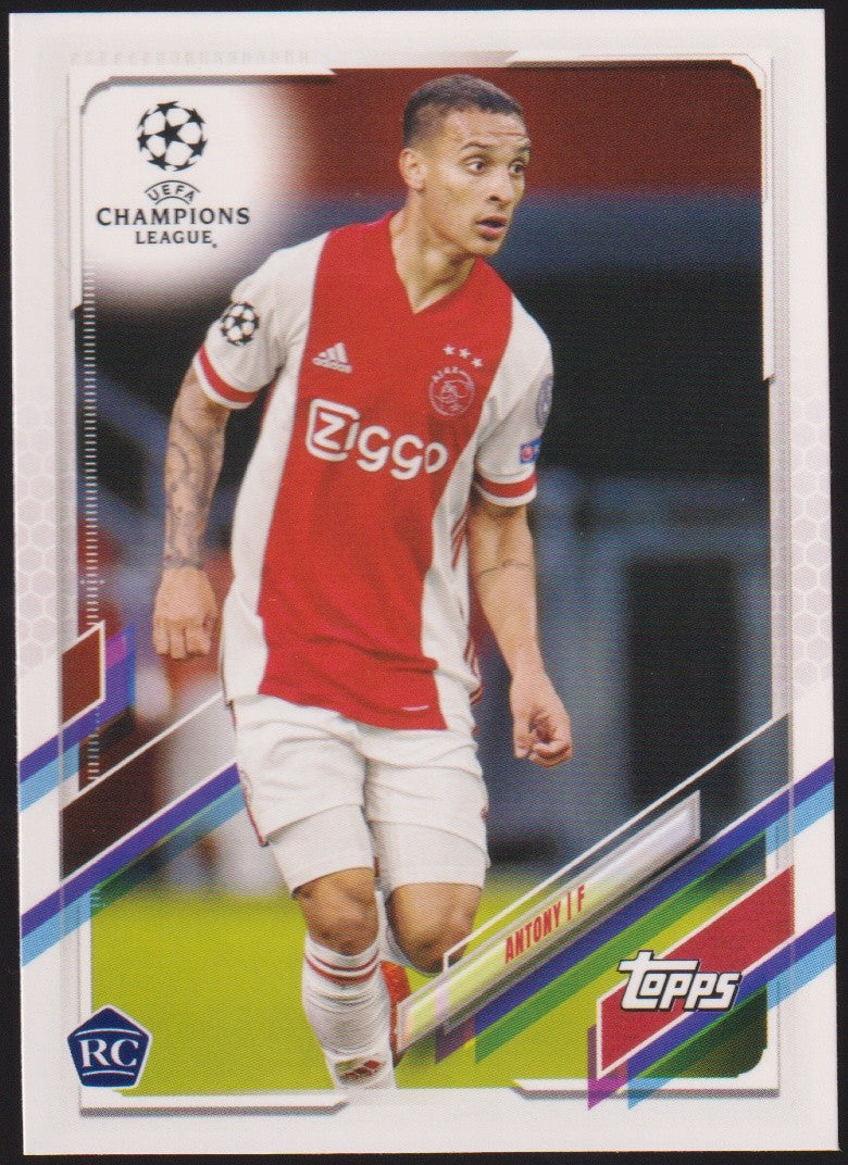 Topps Champions League 2020-21 Antony Rookie AFC Ajax Amsterdam Parallel Rare – Bild 1