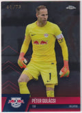 Topps Chrome 2022-23 Peter Gulacsi RB Leipzig RB-PG Parallel 44/75 Refractor – Bild 1