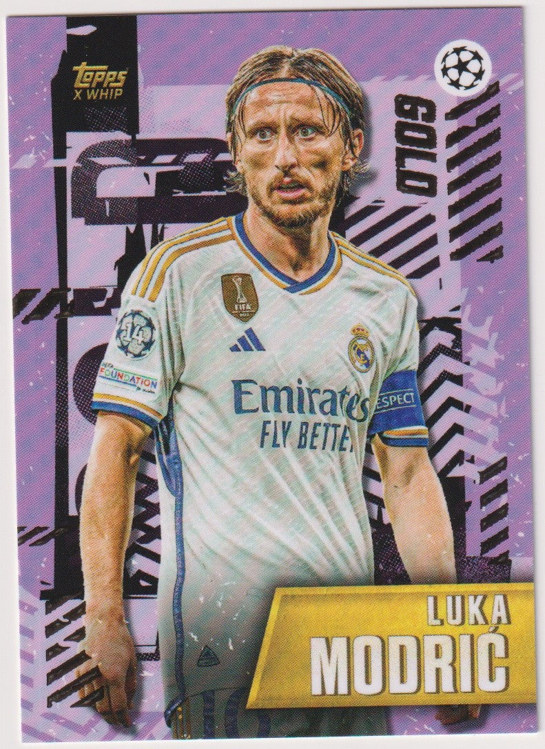 Topps X Whip Luka Modrić Real Madrid Champions League Parallel Rare – Bild 1