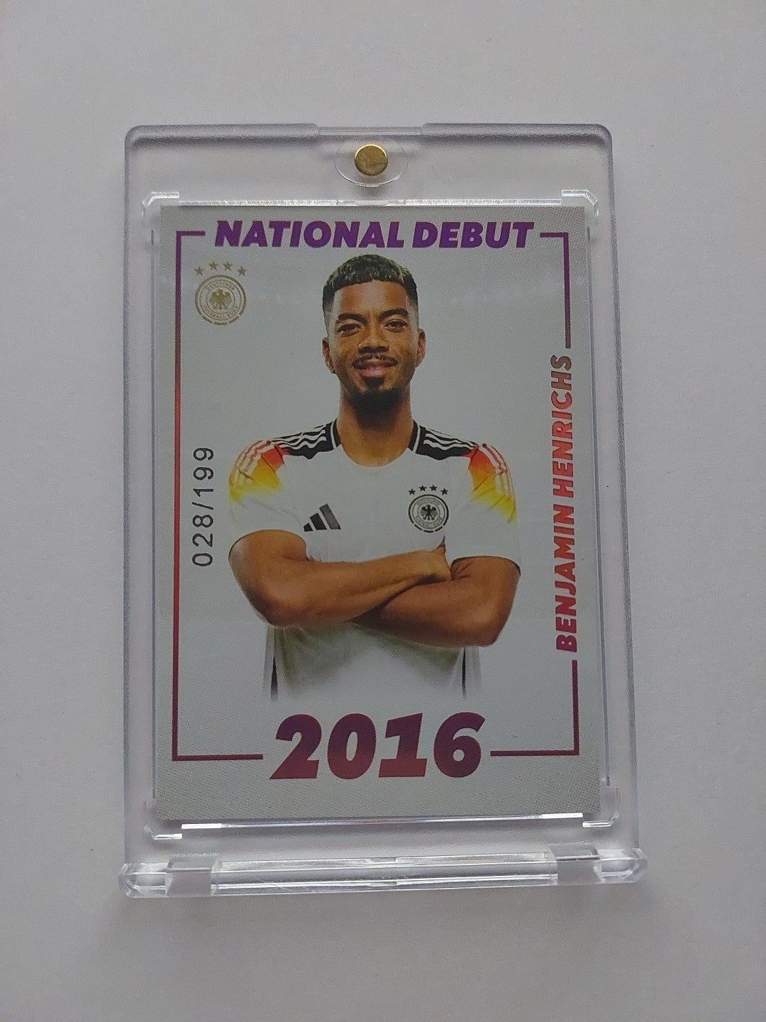 Panini DFB Team Set 2024 National Debut Benjamin Henrichs (Parallel: 28/199) – Bild 1
