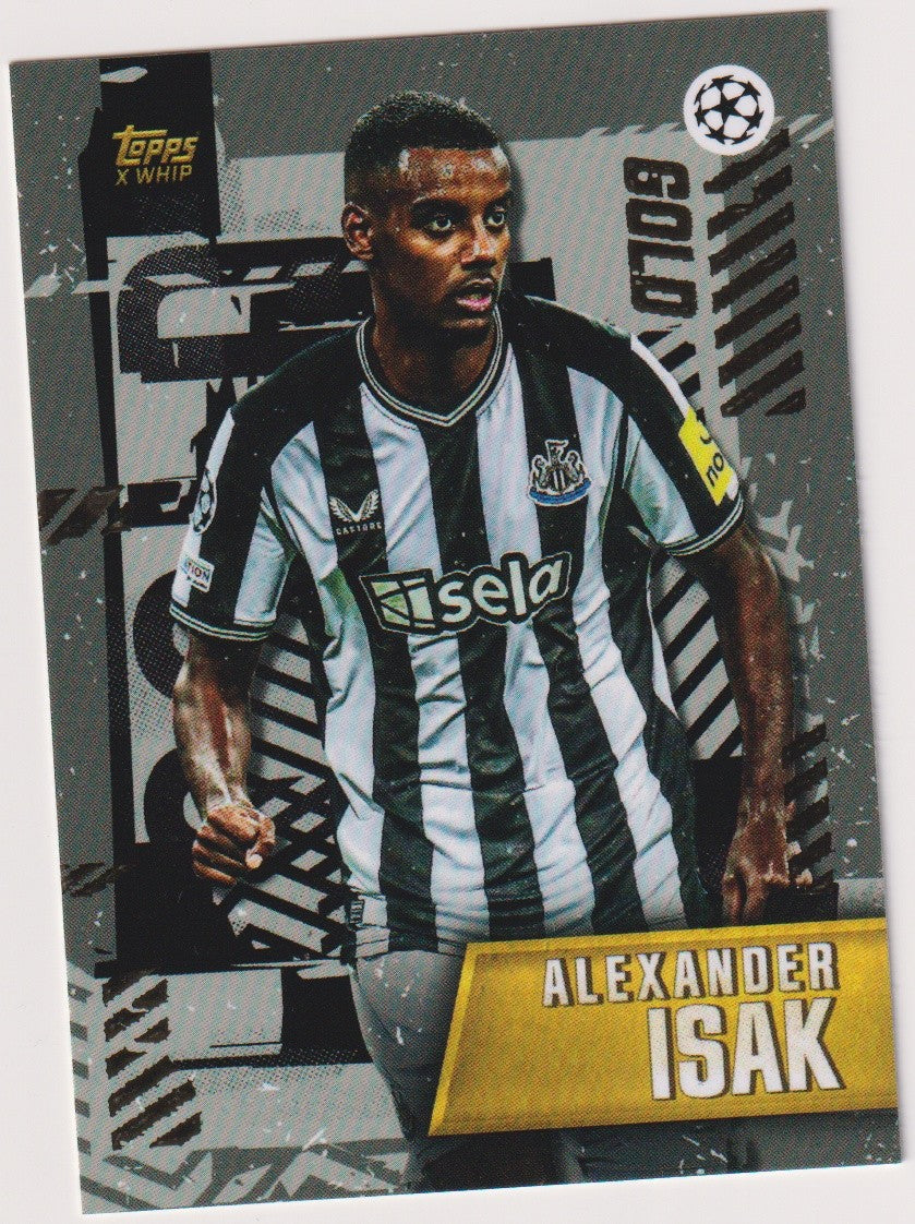 Topps 2022-23 Alexander Isak Newcastle United UEFA Champions League Parallel – Bild 1