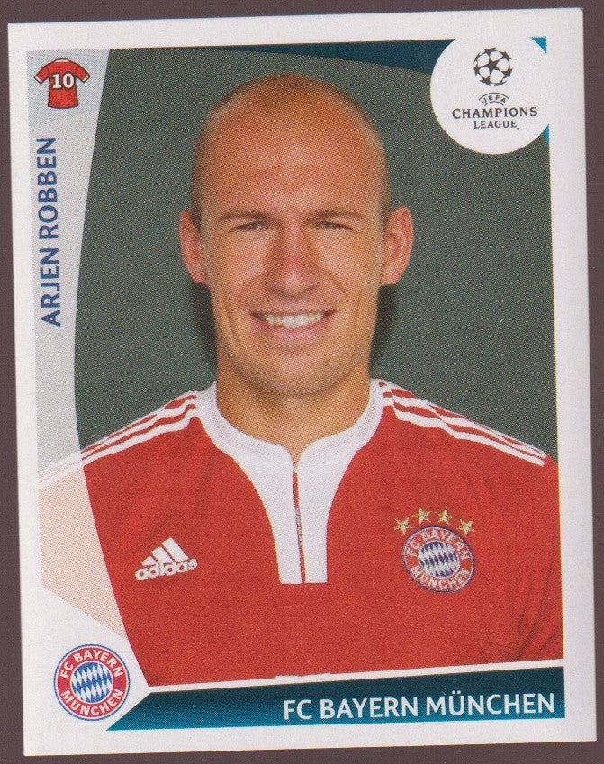 Panini UEFA Champions 2009-10 Arjen Robben FC Bayern München Parallel – Bild 1