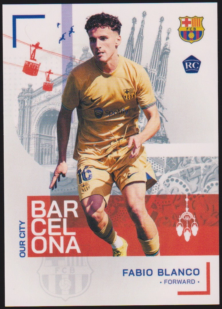 Topps LaLiga 2022-23 Fabio Blanco Rookie FC Barcelona Parallel Rare Nr. 29 – Bild 1