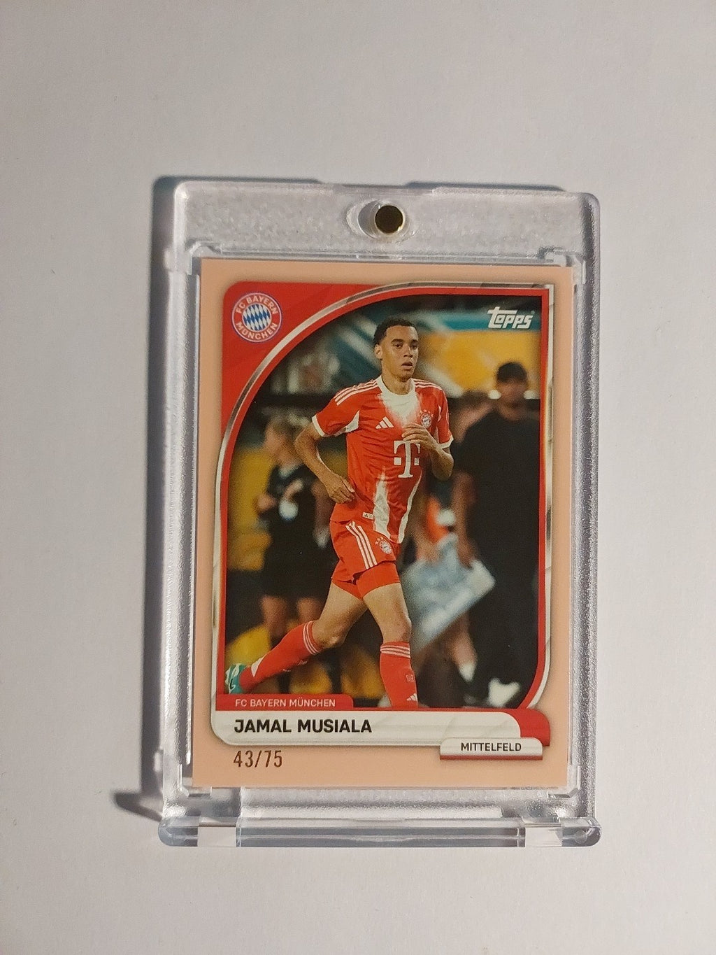 Topps Bayern München Tin Collector 2025-26 Jamal Musiala Parallel 43/75 Rare – Bild 1
