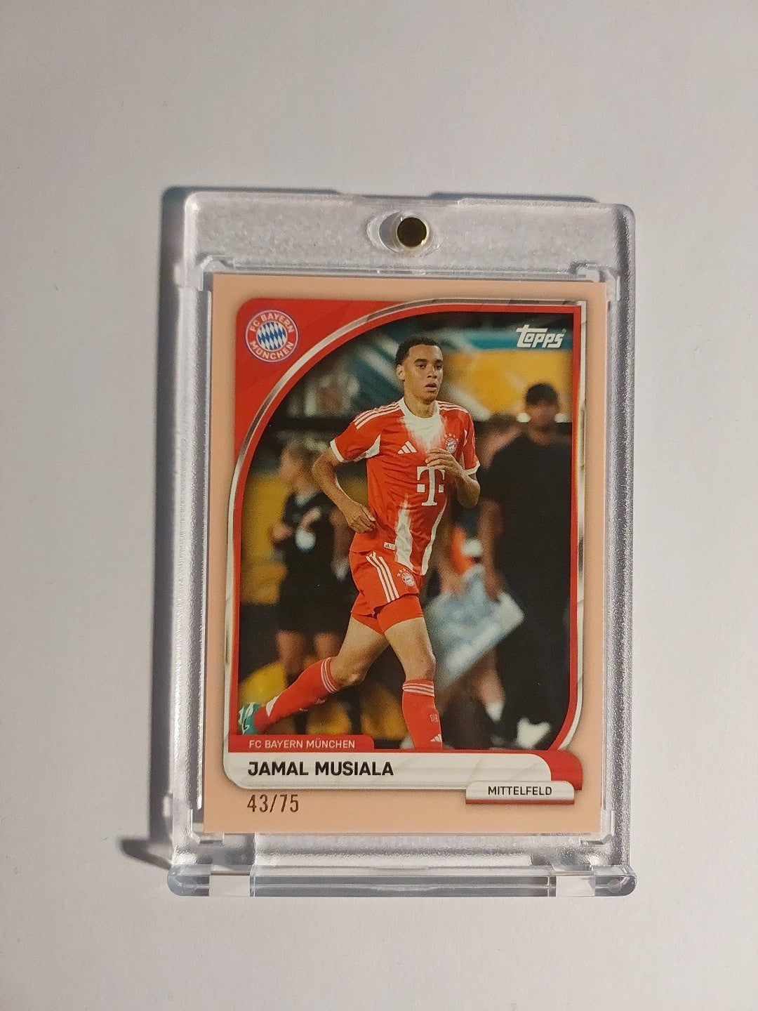 Topps Bayern München Tin Collector 2025-26 Jamal Musiala Parallel 43/75 Rare – Bild 1
